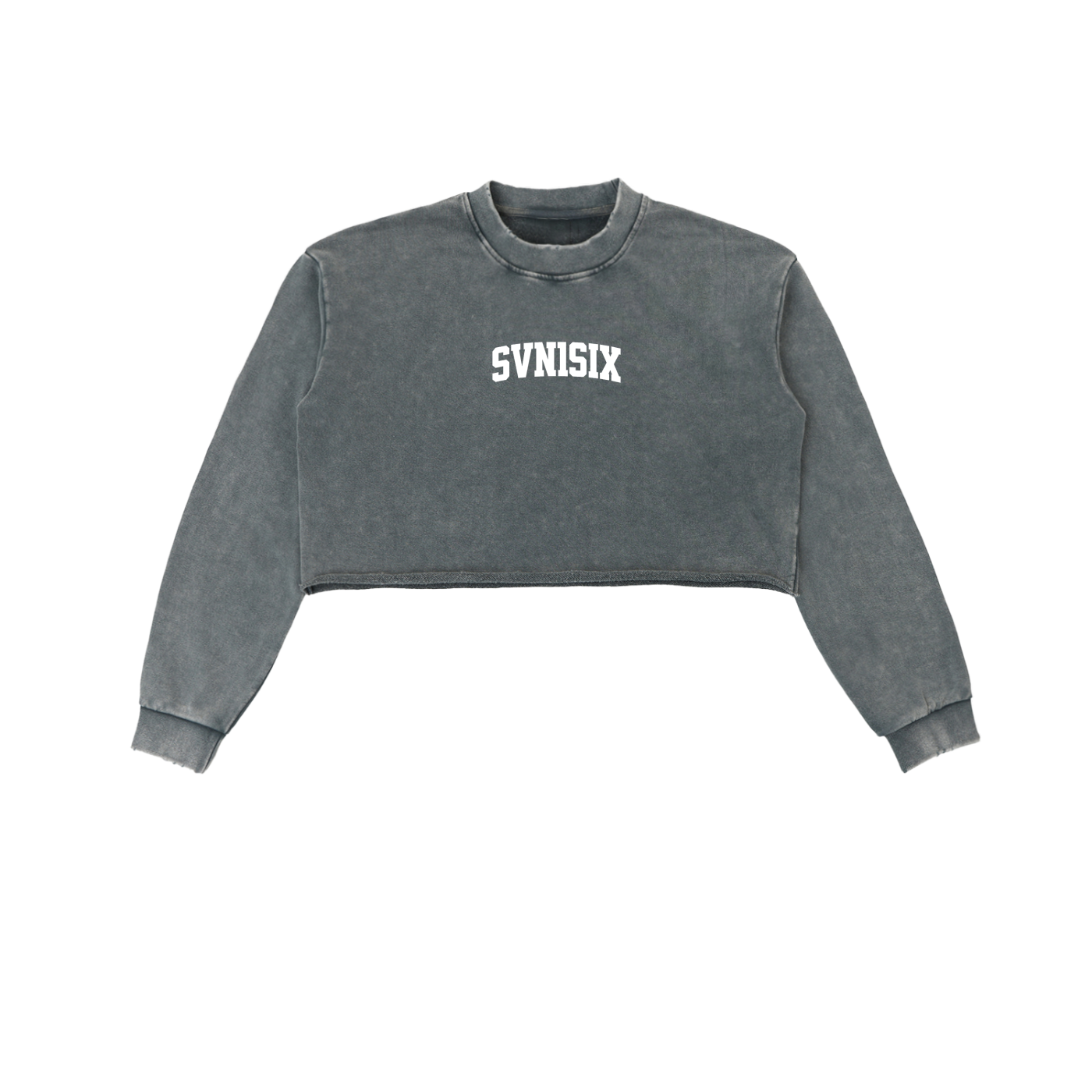 Vintage washed women’s crewneck