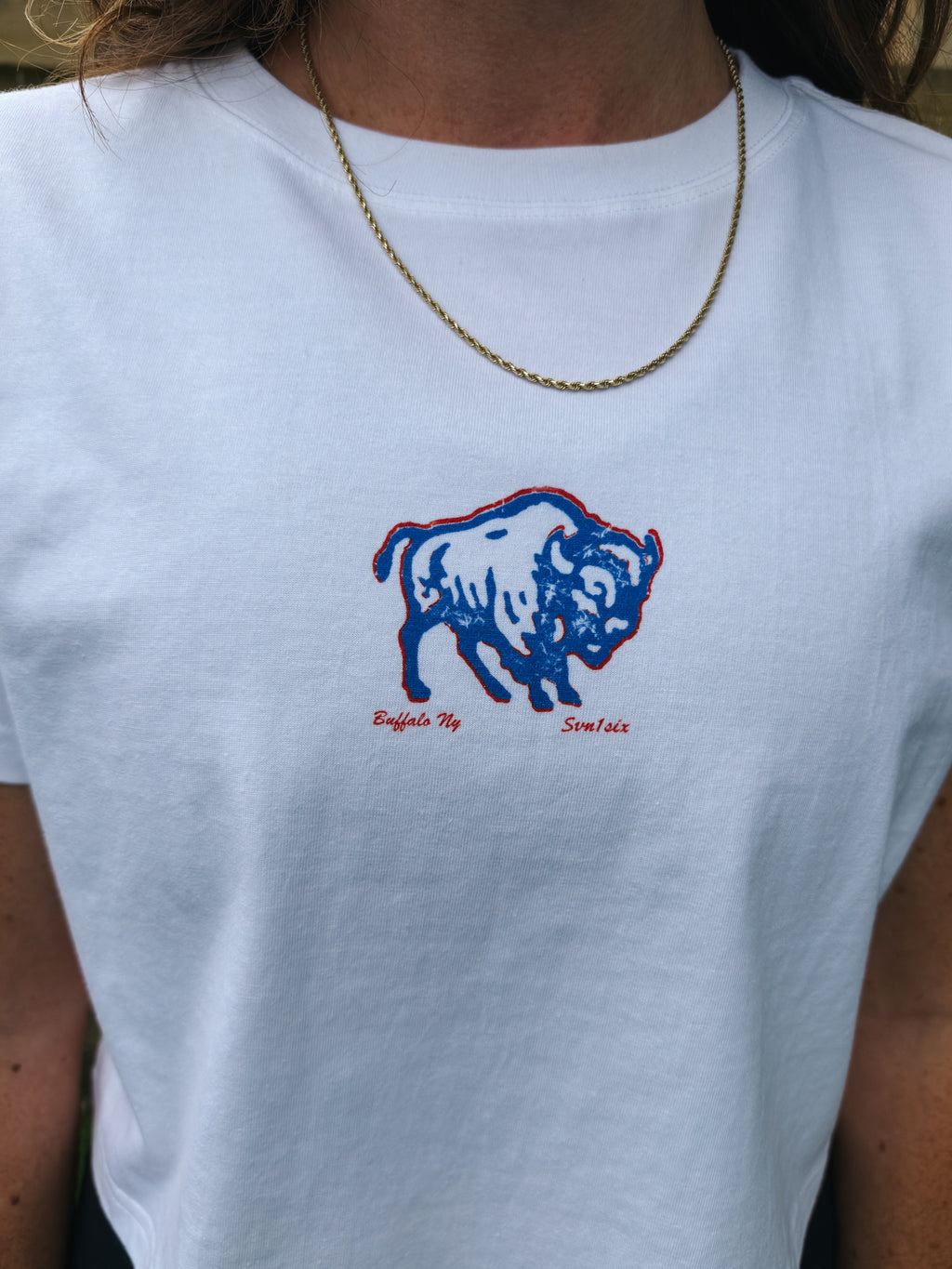 SVN1SIX Buffalo crop tee