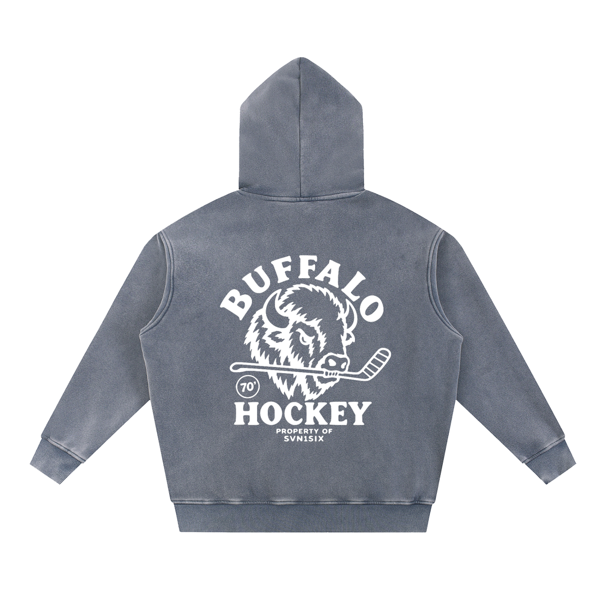 Vintage wash hockey hoodie